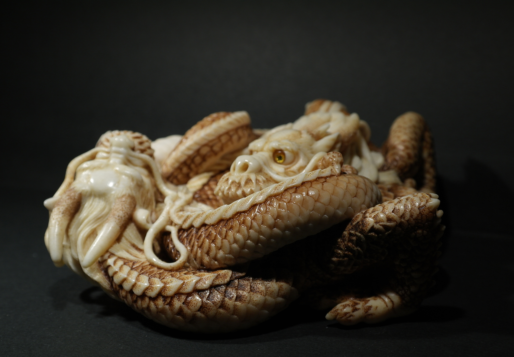 Two intertwined dragons07